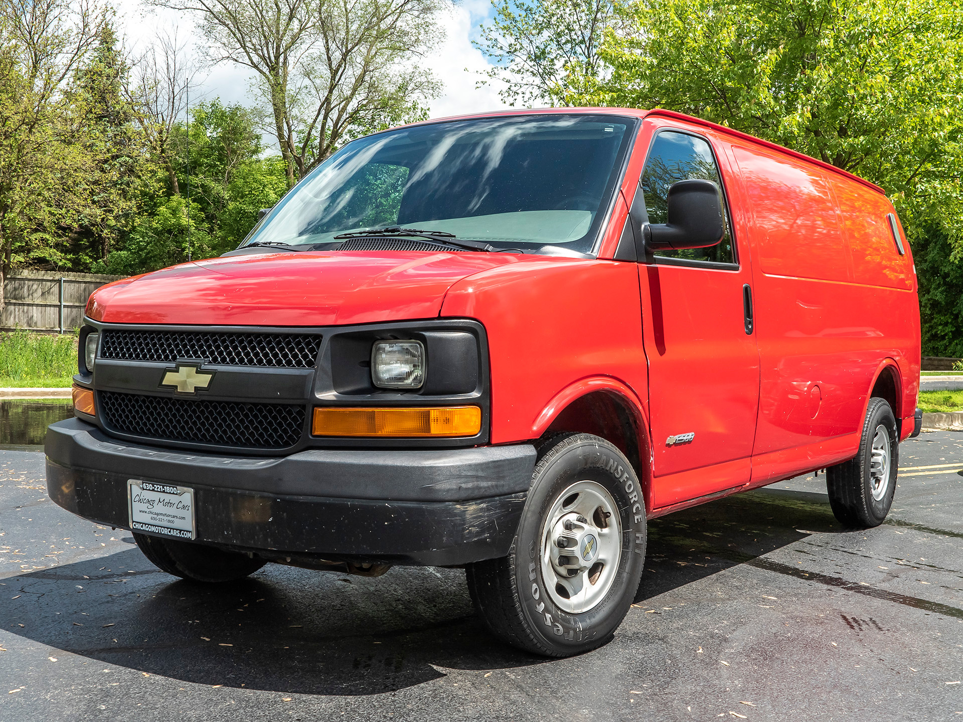 chevrolet express cargo van used