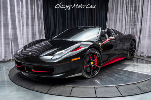 Used 2014 Ferrari 458 Italia Spider FORGED WHEELS! DAYTONA SEATS! JL UPGRADED AUDIO SYSTEM! for sale Sold at Chicago Motor Cars in West Chicago IL 60185 2