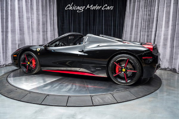 Used 2014 Ferrari 458 Italia Spider FORGED WHEELS! DAYTONA SEATS! JL UPGRADED AUDIO SYSTEM! for sale Sold at Chicago Motor Cars in West Chicago IL 60185 3