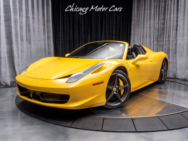 Used 2015 Ferrari 458 Italia Spider CARBON FIBER DRIVING ZONE w/LEDs! for sale Sold at Chicago Motor Cars in West Chicago IL 60185 2