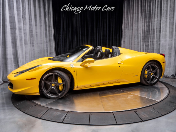 Used 2015 Ferrari 458 Italia Spider CARBON FIBER DRIVING ZONE w/LEDs! for sale Sold at Chicago Motor Cars in West Chicago IL 60185 1