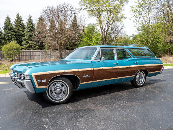 Used 1968 Chevrolet Carprice Estate Wagon 396 for sale Sold at Chicago Motor Cars in West Chicago IL 60185 1