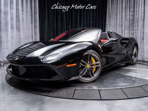 Used 2018 Ferrari 488 Spider Convertible Only 1600 Miles! MSRP $371k+ NEW for sale Sold at Chicago Motor Cars in West Chicago IL 60185 2