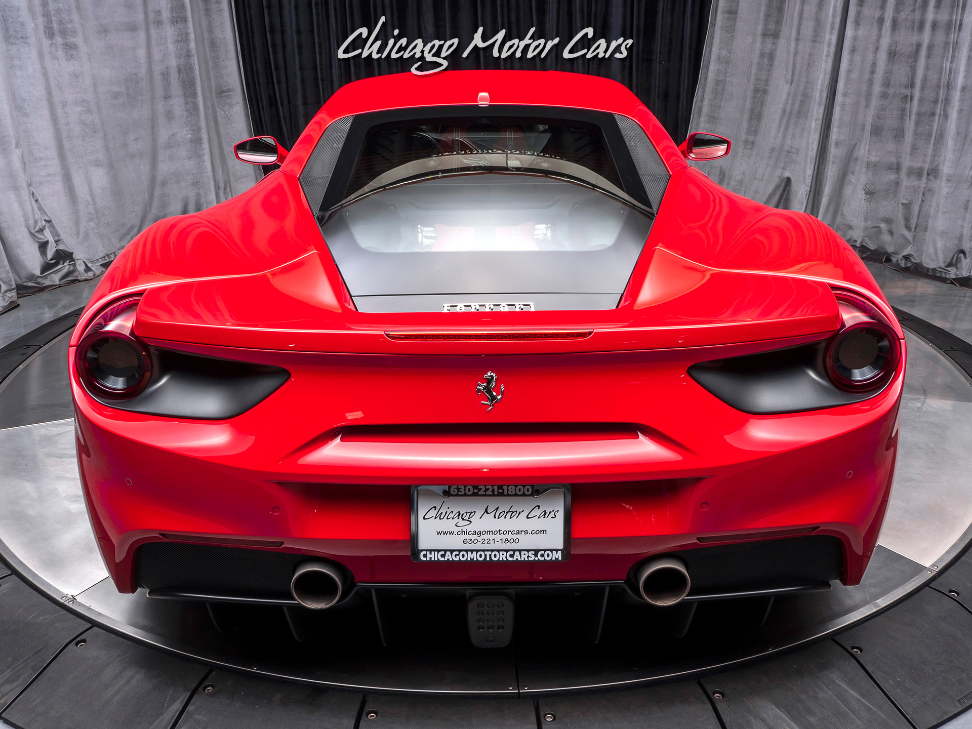 Used-2017-Ferrari-488-GTB-Coupe-Original-MSRP-318k-Carbon-Fiber-Front-Lift