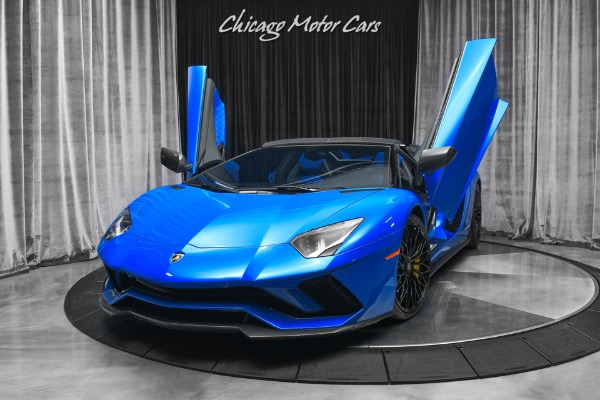 Used 2018 Lamborghini Aventador S LP740-4 Roadster MSRP $572,772+ Carbon Fiber Everything! Amazing Spec! for sale Sold at Chicago Motor Cars in West Chicago IL 60185 2
