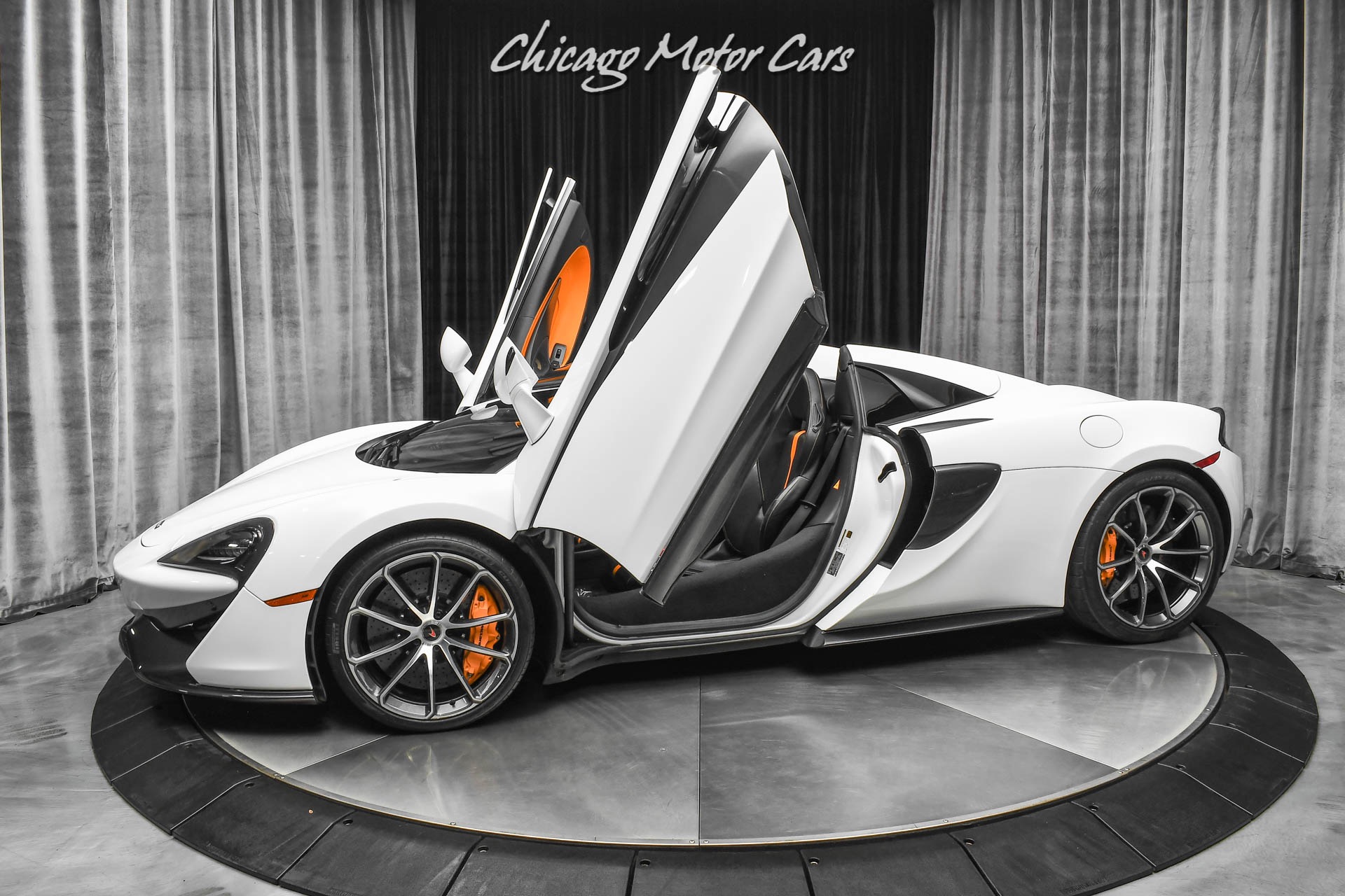 Used 2018 McLaren 570S Spider Convertible Original MSRP $242,030+ LOADED Serviced! for sale Sold at Chicago Motor Cars in West Chicago IL 60185 1