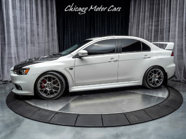 Used 2015 Mitsubishi Lancer Evolution MR Sedan TASTEFULLY MODIFIED! for sale Sold at Chicago Motor Cars in West Chicago IL 60185 1