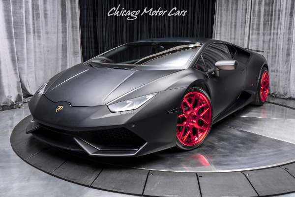 Used 2015 Lamborghini Huracan LP 610-4 Coupe TRANSPARENT ENGINE BONNET! for sale Sold at Chicago Motor Cars in West Chicago IL 60185 2