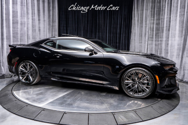 Used 2017 Chevrolet Camaro ZL1 Coupe ONLY 3,900 MILES! CARBON FIBER HOOD INSERT! 6-Speed Manual! for sale Sold at Chicago Motor Cars in West Chicago IL 60185 6