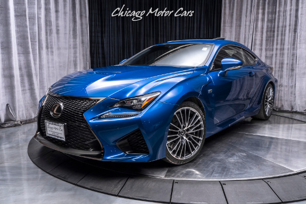 Used 2015 Lexus RC F Coupe ULTRASONIC BLUE MICA 2.0 PAINT! for sale Sold at Chicago Motor Cars in West Chicago IL 60185 2