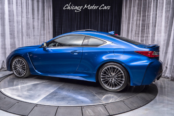 Used 2015 Lexus RC F Coupe ULTRASONIC BLUE MICA 2.0 PAINT! for sale Sold at Chicago Motor Cars in West Chicago IL 60185 3
