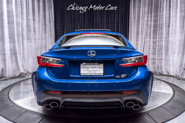 Used 2015 Lexus RC F Coupe ULTRASONIC BLUE MICA 2.0 PAINT! for sale Sold at Chicago Motor Cars in West Chicago IL 60185 4