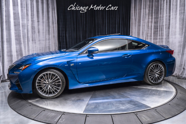 Used 2015 Lexus RC F Coupe ULTRASONIC BLUE MICA 2.0 PAINT! for sale Sold at Chicago Motor Cars in West Chicago IL 60185 1