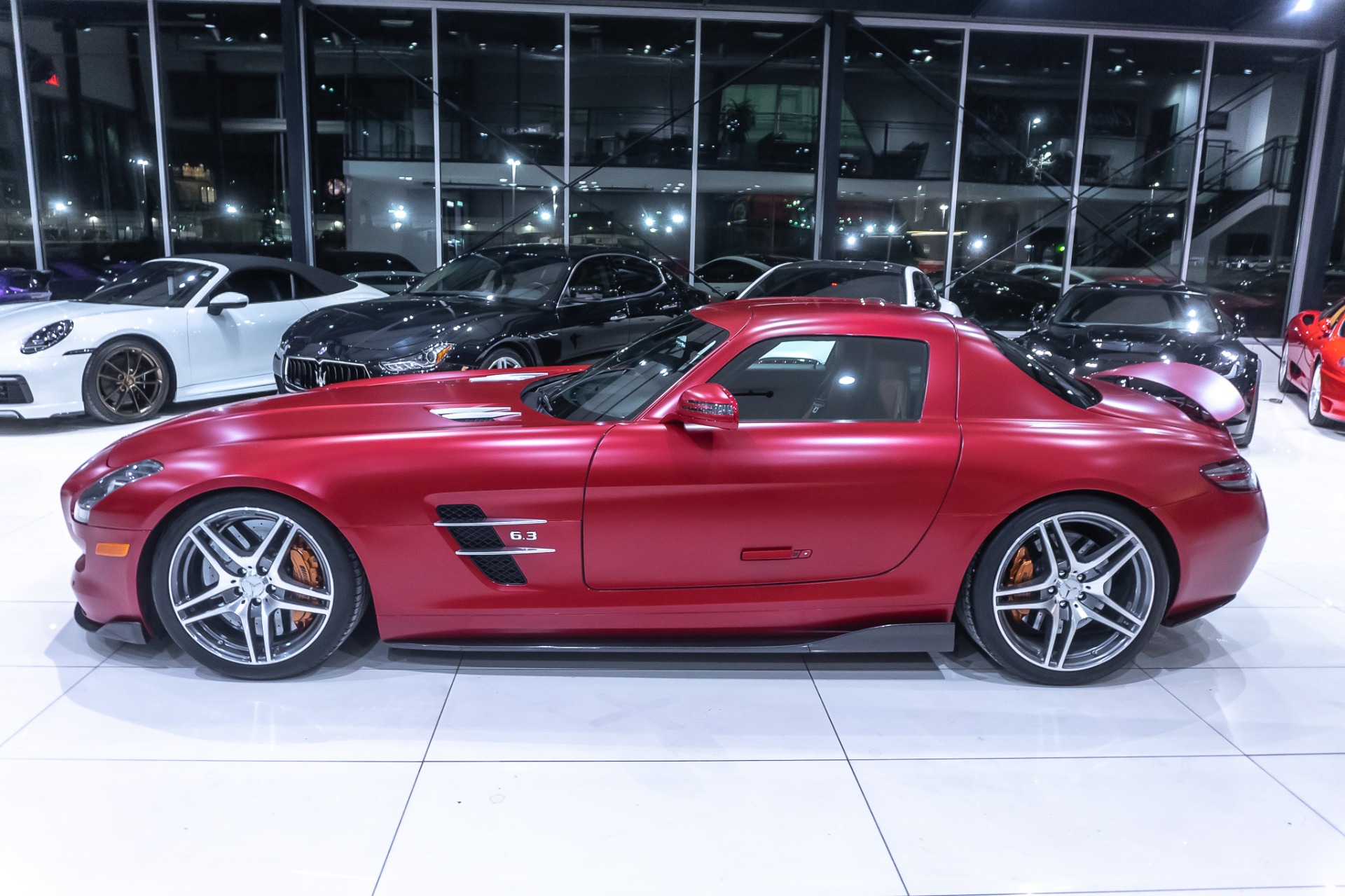 Used-2012-Mercedes-Benz-SLS-AMG-GULLWING-Coupe-RENNTECH-Upgrades-RARE