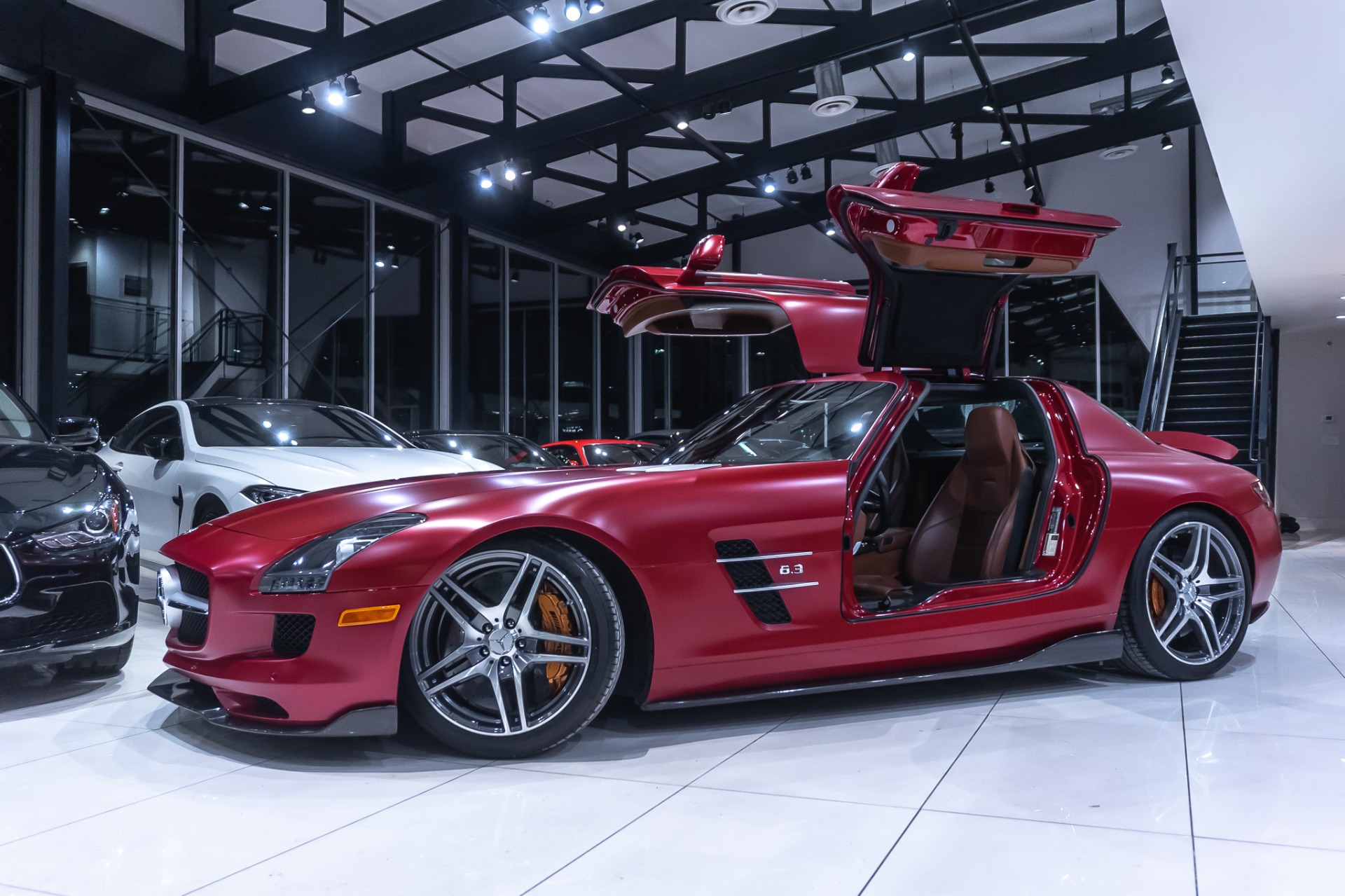 Used-2012-Mercedes-Benz-SLS-AMG-GULLWING-Coupe-RENNTECH-Upgrades-RARE