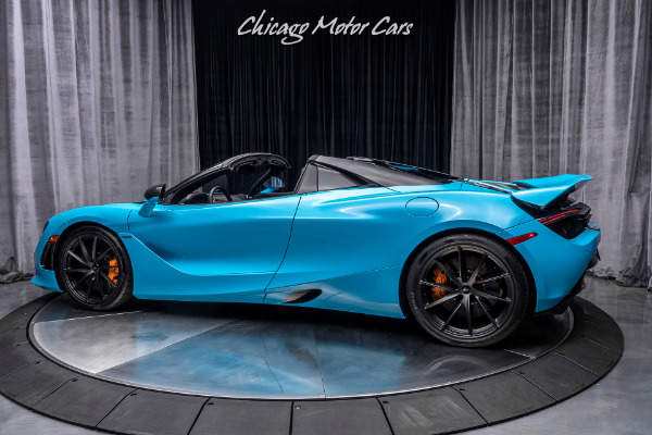 Used 2020 McLaren 720S Spider Performance MSO FISTRAL BLUE! Convertible! Carbon Fiber Loaded! for sale Sold at Chicago Motor Cars in West Chicago IL 60185 5