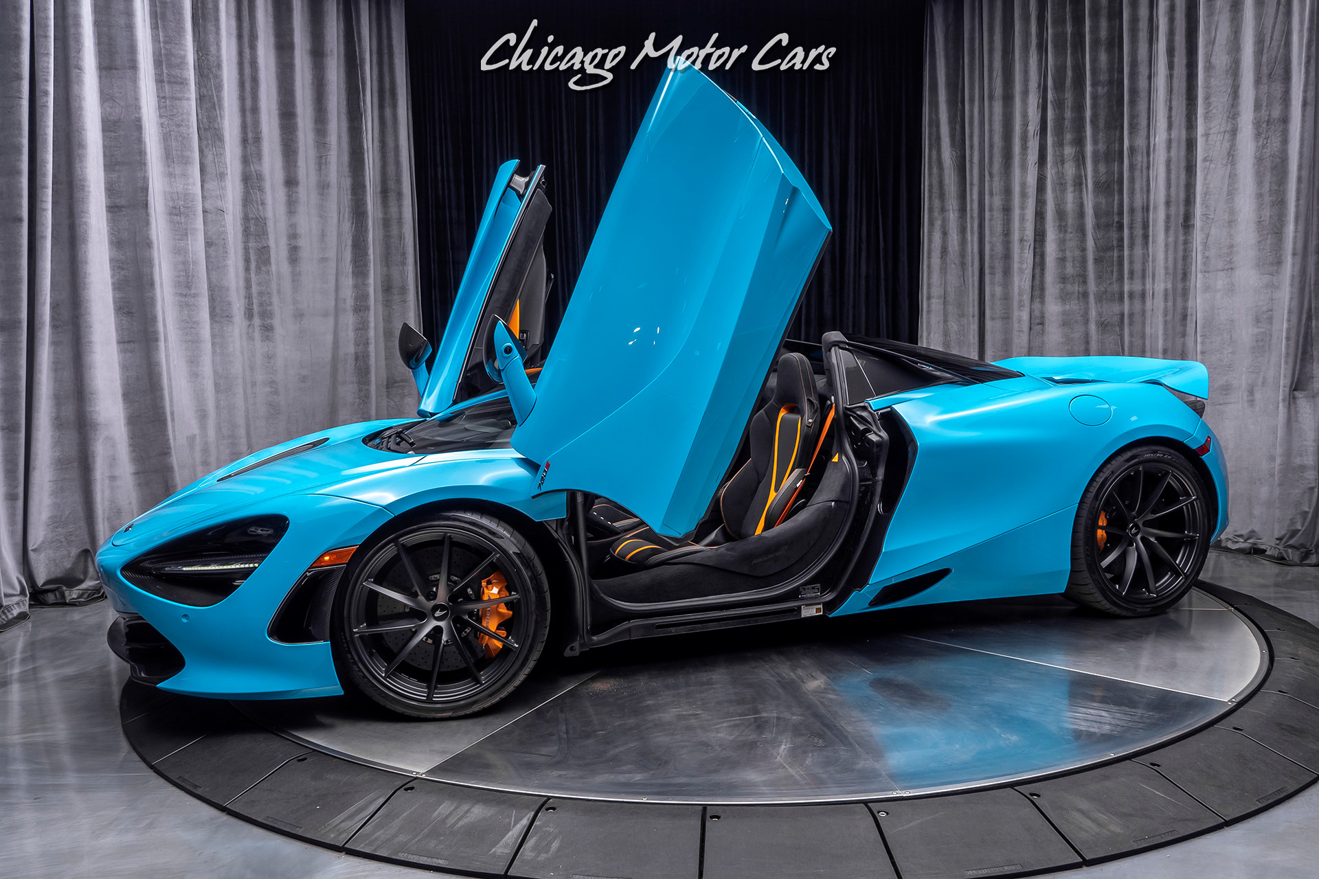 Used 2020 Mclaren 720s Spider Performance Fistral Blue Only