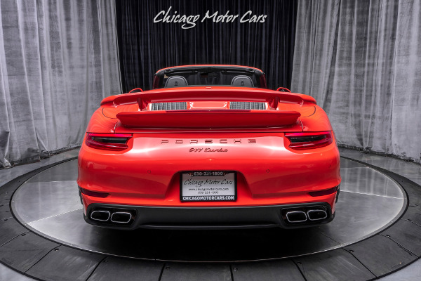 Used 2017 Porsche 911 Turbo Convertible MSRP $185,500+ for sale Sold at Chicago Motor Cars in West Chicago IL 60185 4