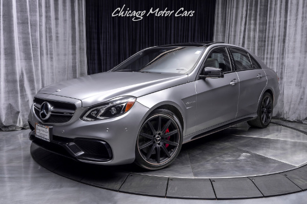 Used 2015 Mercedes-Benz E63 AMG S 4 Matic Sedan MSRP $113k+ PLATINUM WHITE LEATHER INTERIOR! for sale Sold at Chicago Motor Cars in West Chicago IL 60185 2