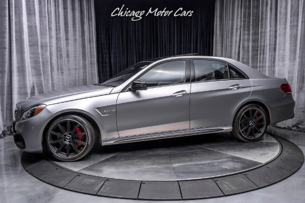 Used 2015 Mercedes-Benz E63 AMG S 4 Matic Sedan MSRP $113k+ PLATINUM WHITE LEATHER INTERIOR! for sale Sold at Chicago Motor Cars in West Chicago IL 60185 1