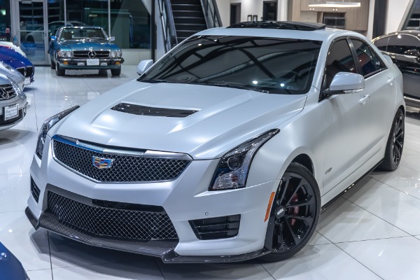 Used 2016 Cadillac ATS-V Sedan **#21 OF 102 CRYSTAL WHITE FROST EDITION** for sale Sold at Chicago Motor Cars in West Chicago IL 60185 3