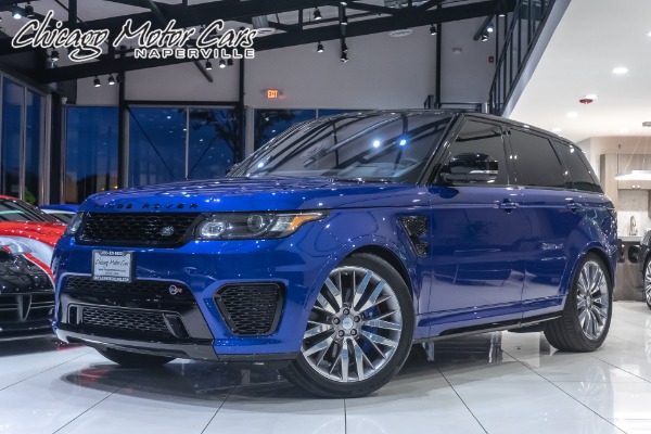Used 2016 Land Rover Range Rover Sport SVR Supercharged SUV MERIDIAN SOUND SYSTEM! DRIVER ASSISTANCE PACKAGE! for sale Sold at Chicago Motor Cars in West Chicago IL 60185 1