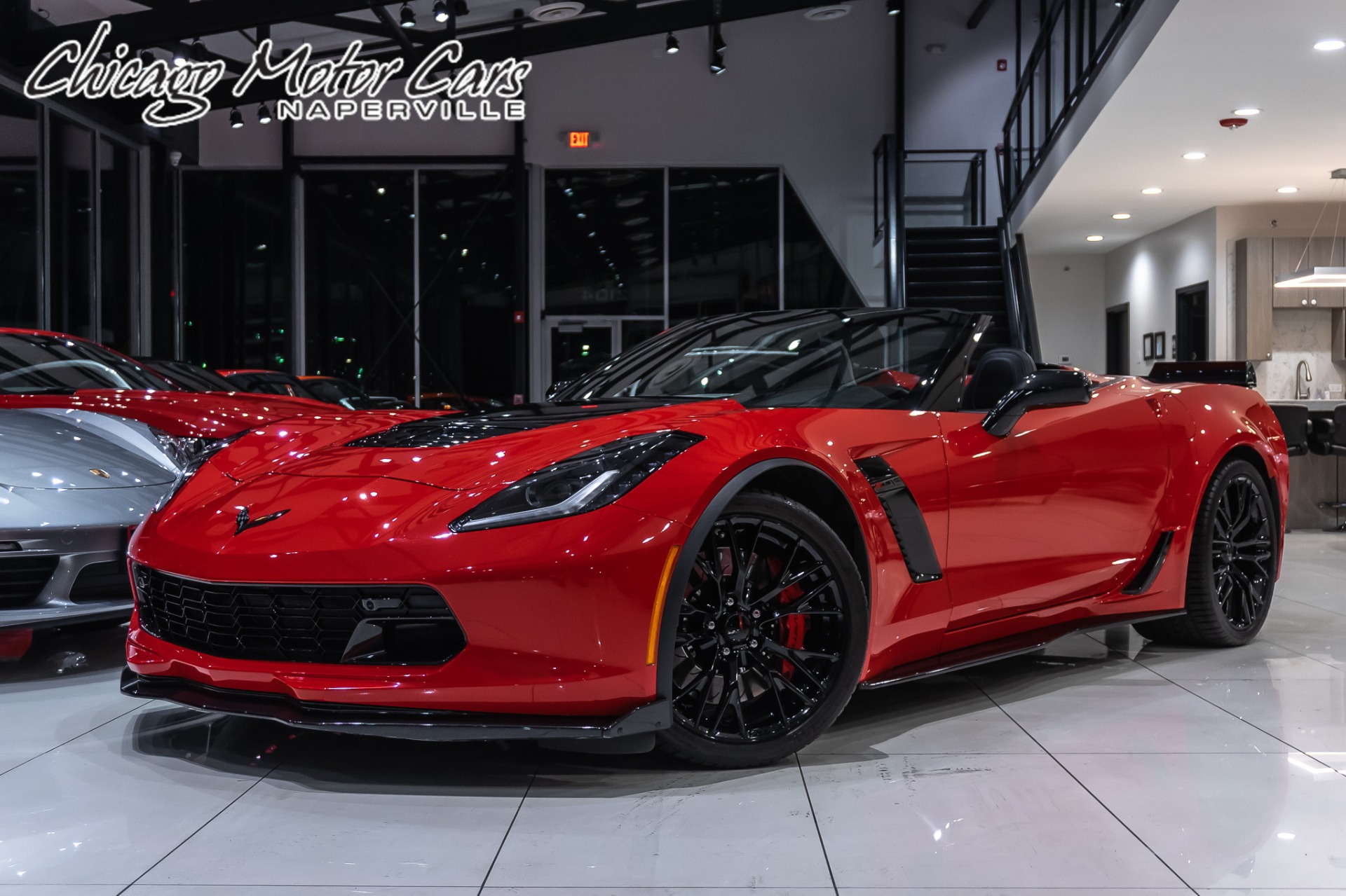 Used 2016 Chevrolet Corvette Z06 2LZ Convertible MSRP $96,970+ CARBON FLASH GROUND EFFECTS! for sale Sold at Chicago Motor Cars in West Chicago IL 60185 1