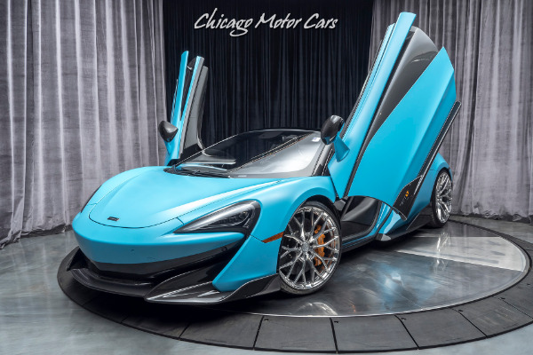Used 2020 McLaren 600LT Spider MSRP $303k+ $35k in Upgrades! SENNA SEATS! DME TUNED! for sale Sold at Chicago Motor Cars in West Chicago IL 60185 3