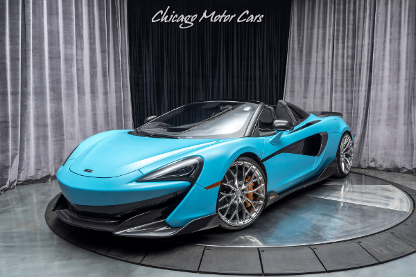 Used 2020 McLaren 600LT Spider MSRP $303k+ $35k in Upgrades! SENNA SEATS! DME TUNED! for sale Sold at Chicago Motor Cars in West Chicago IL 60185 4