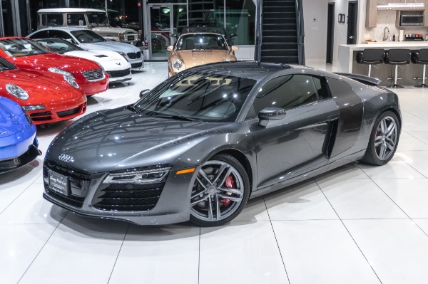 Used 2015 Audi R8 V8 Coupe quattro S tronic DIAMOND STITCH FULL LEATHER MSRP $149K+ for sale Sold at Chicago Motor Cars in West Chicago IL 60185 3