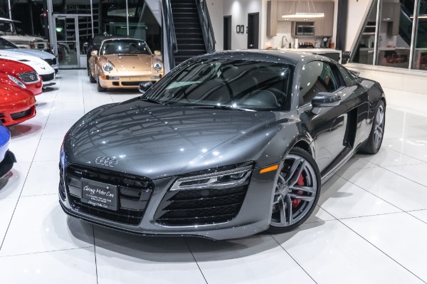 Used 2015 Audi R8 V8 Coupe quattro S tronic DIAMOND STITCH FULL LEATHER MSRP $149K+ for sale Sold at Chicago Motor Cars in West Chicago IL 60185 4