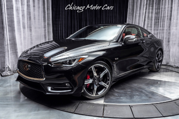 Used 2019 INFINITI Q60 Red Sport 400 AWD Coupe MSRP $69,200 LOADED! for sale Sold at Chicago Motor Cars in West Chicago IL 60185 2