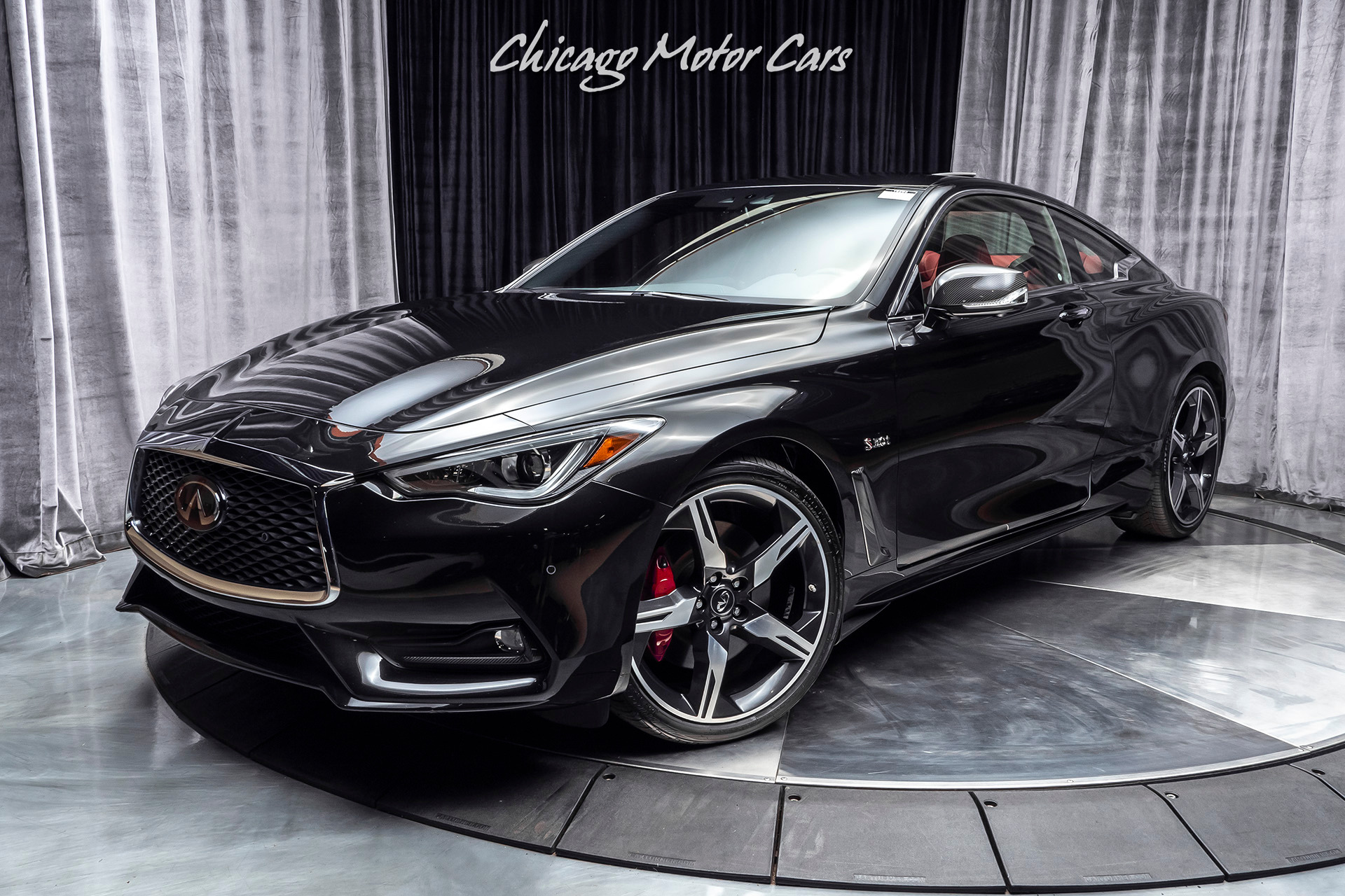 Used 2019 INFINITI Q60 Red Sport 400 AWD Coupe MSRP $69,200 LOADED! For