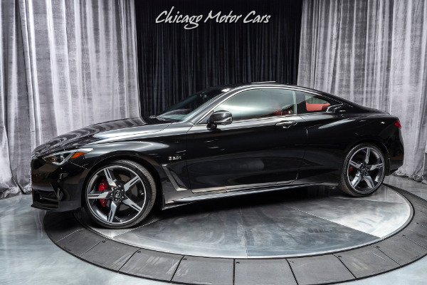 Used 2019 INFINITI Q60 Red Sport 400 AWD Coupe MSRP $69,200 LOADED! for sale Sold at Chicago Motor Cars in West Chicago IL 60185 1
