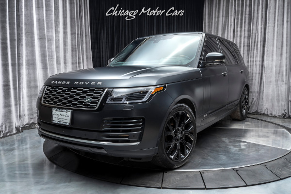 Used 2019 Land Rover Range Rover Autobiography LWB RARE Matte Black! REAR SEAT ENTERTAINMENT! for sale Sold at Chicago Motor Cars in West Chicago IL 60185 2