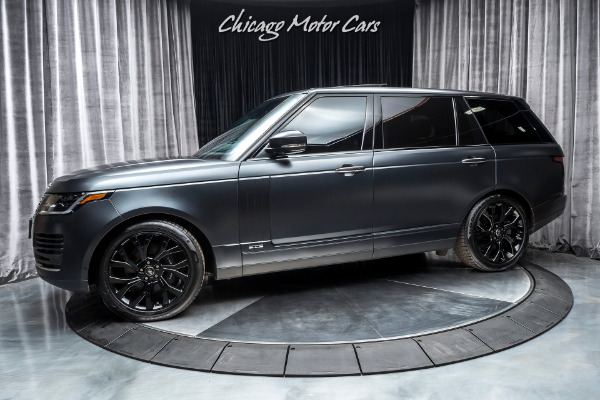 Used 2019 Land Rover Range Rover Autobiography LWB RARE Matte Black! REAR SEAT ENTERTAINMENT! for sale Sold at Chicago Motor Cars in West Chicago IL 60185 1