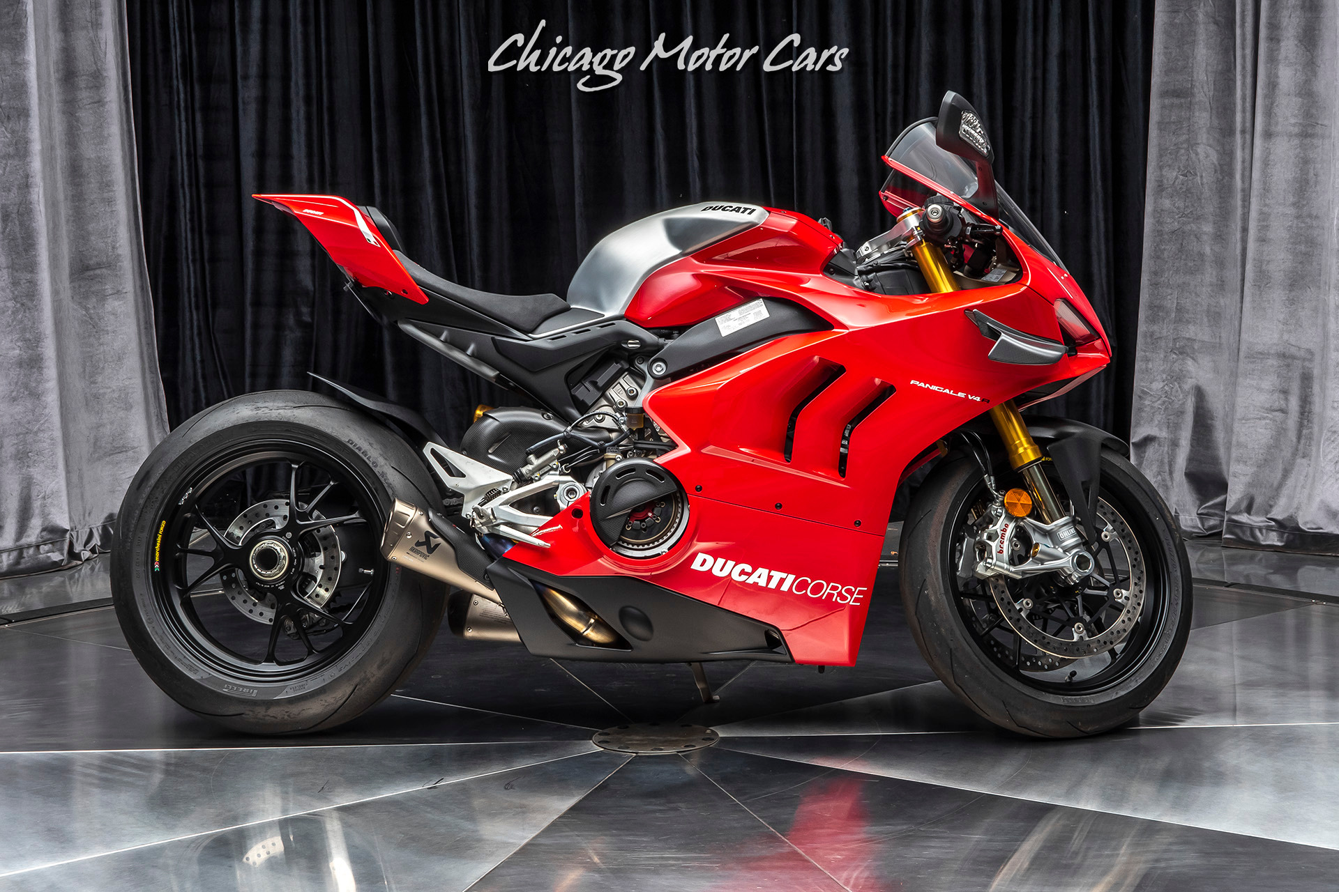 Used 2019 Ducati Panigale V4 R Motorcycle With Racing Kit 234 Hp 47k Invested For Sale Special Pricing Chicago Motor Cars Stock 16122b