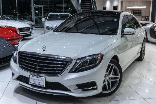Used 2015 Mercedes-Benz S550 4-Matic Sedan SPORT PACKAGE Only 26k Miles! for sale Sold at Chicago Motor Cars in West Chicago IL 60185 3