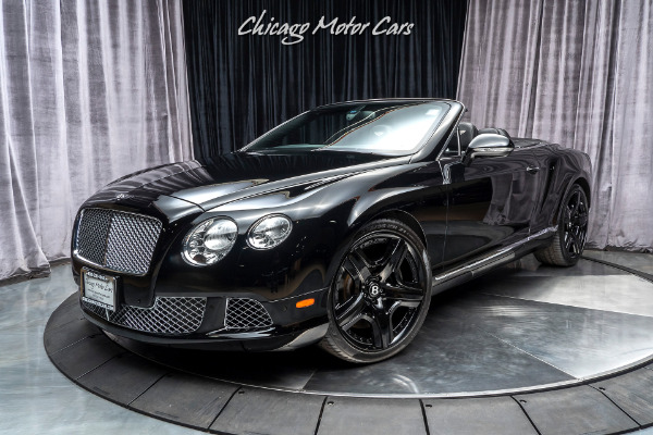Used 2012 Bentley Continental GTC Convertible MULLINER PACKAGE! Triple Black! for sale Sold at Chicago Motor Cars in West Chicago IL 60185 2