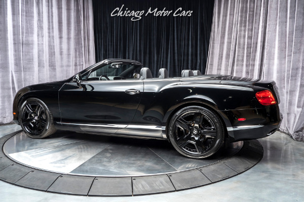 Used 2012 Bentley Continental GTC Convertible MULLINER PACKAGE! Triple Black! for sale Sold at Chicago Motor Cars in West Chicago IL 60185 3