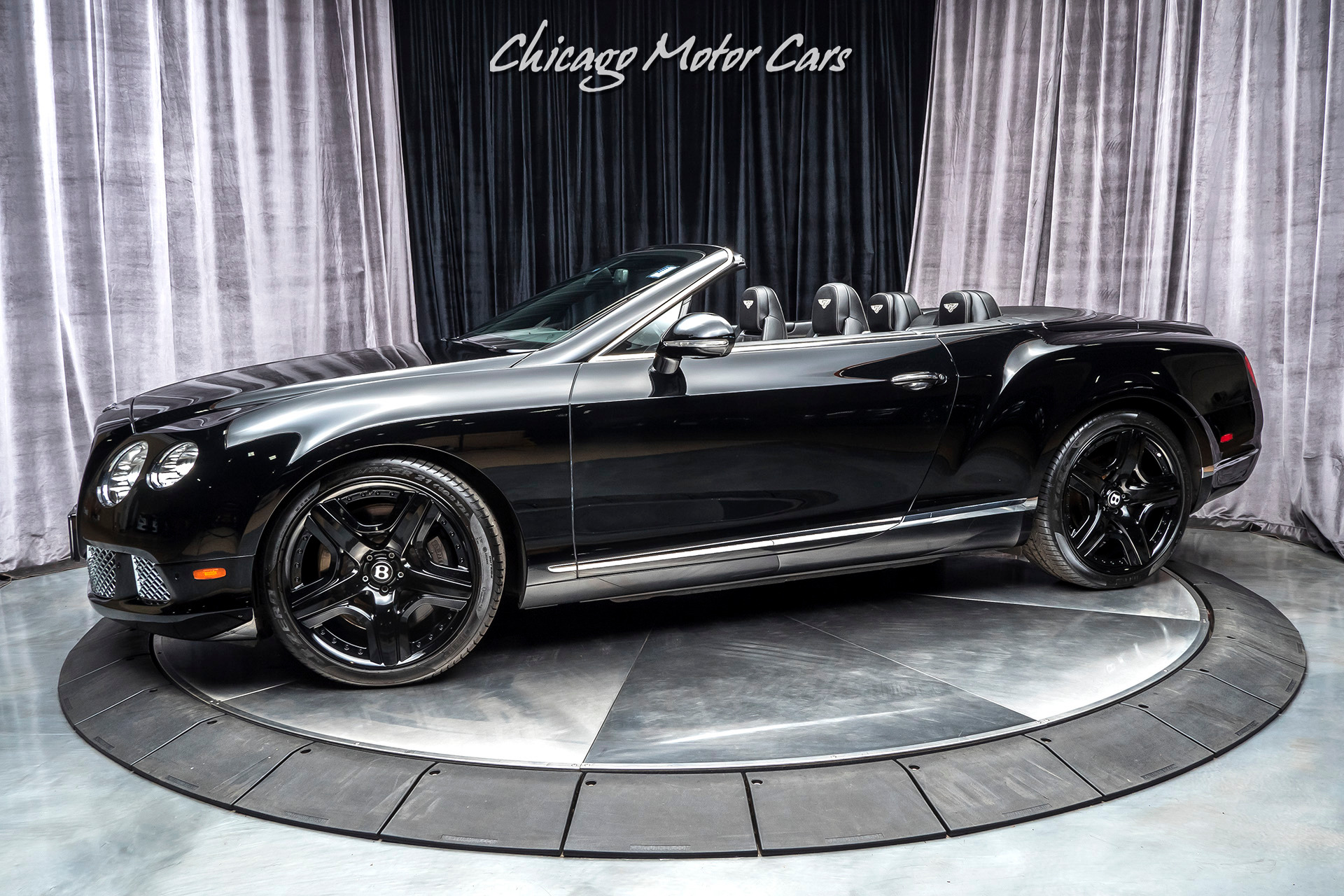 Used 2012 Bentley Continental GTC Convertible MULLINER PACKAGE! Triple Black! for sale Sold at Chicago Motor Cars in West Chicago IL 60185 1