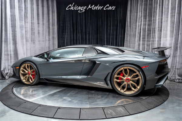 Used-2017-Lamborghini-Aventador-LP750-4-SV-Roadster-HRE-Wheels-GRIGIO-TELESTO-ONLY-1K-MILES