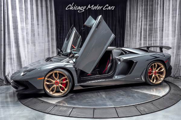 Used 2017 Lamborghini Aventador LP750-4 SV Roadster HRE Wheels! GRIGIO TELESTO! ONLY 1K MILES! for sale Sold at Chicago Motor Cars in West Chicago IL 60185 1