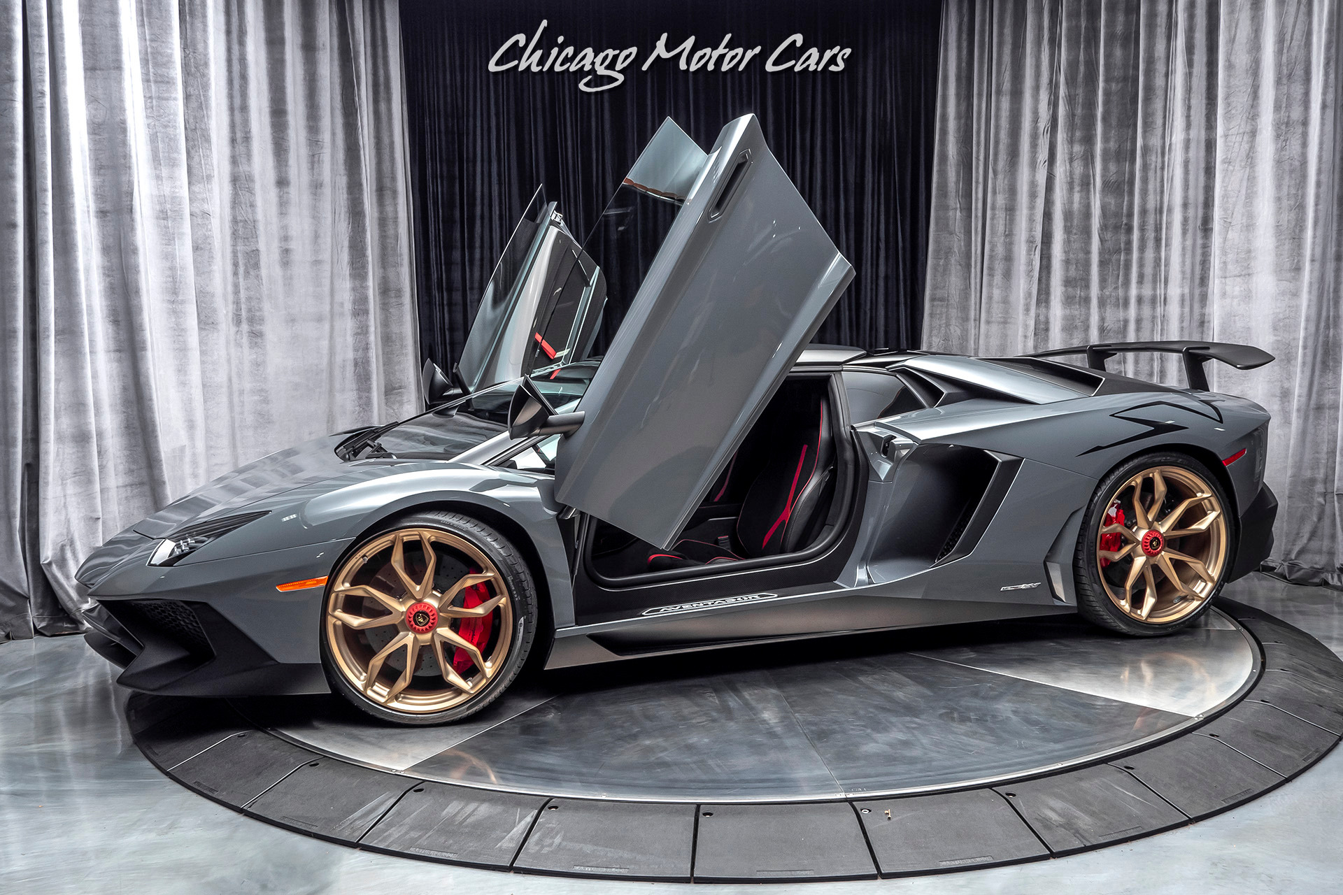 Used 2017 Lamborghini Aventador LP750-4 SV Roadster HRE Wheels! GRIGIO TELESTO! ONLY 1K MILES! for sale Sold at Chicago Motor Cars in West Chicago IL 60185 1