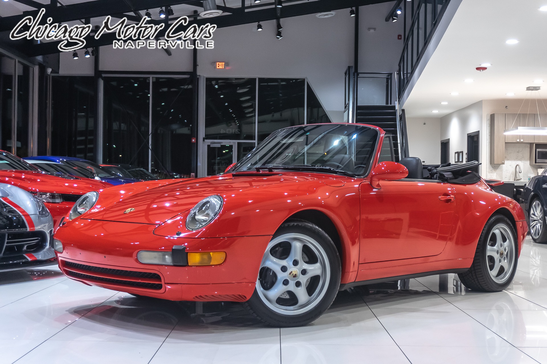 Used 1995 Porsche 911 Carrera C2 Cabriolet GUARDS RED! 6-SPEED MANUAL! For  Sale (Special Pricing) | Chicago Motor Cars Stock #16636