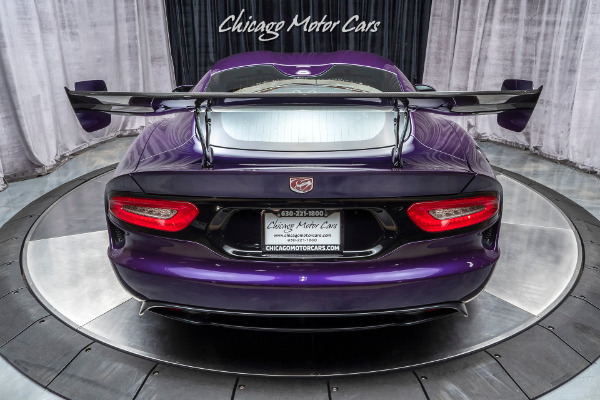 Used 2016 Dodge Viper GTC ACR Coupe STRYKER PURPLE! ACR PACKAGE! for sale Sold at Chicago Motor Cars in West Chicago IL 60185 5