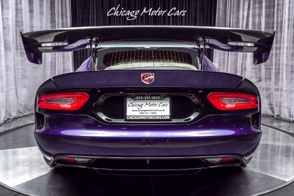 Used 2016 Dodge Viper GTC ACR Coupe STRYKER PURPLE! ACR PACKAGE! for sale Sold at Chicago Motor Cars in West Chicago IL 60185 6