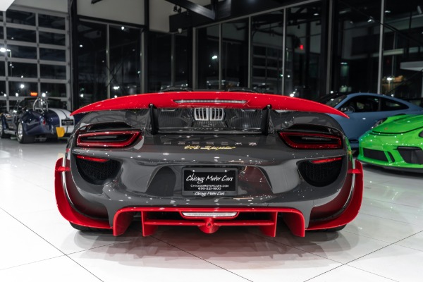 Used-2015-Porsche-918-Spyder-Weissach-Package-PTS-Grey-Black-Extremely-RARE-1-of-1-Spec