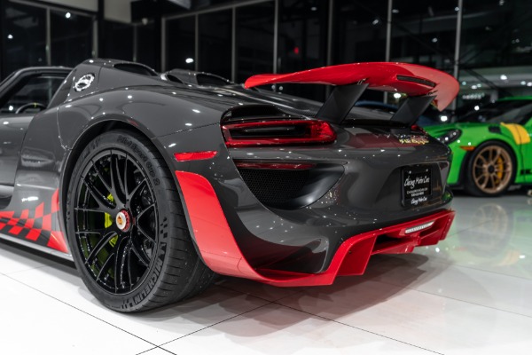 Used-2015-Porsche-918-Spyder-Weissach-Package-PTS-Grey-Black-Extremely-RARE-1-of-1-Spec