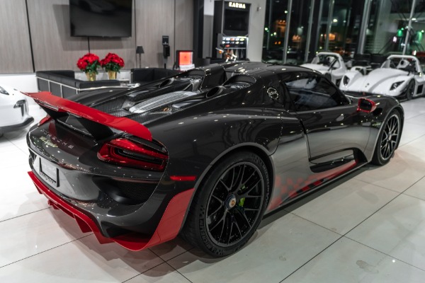 Used-2015-Porsche-918-Spyder-Weissach-Package-PTS-Grey-Black-Extremely-RARE-1-of-1-Spec